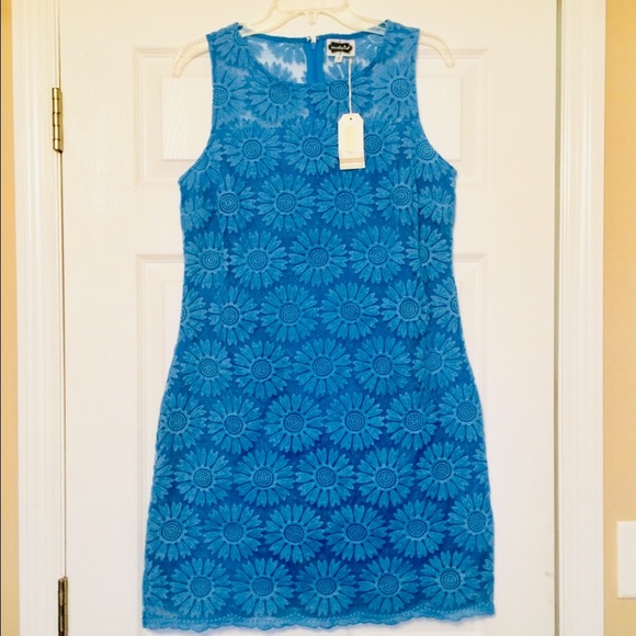 Mud Pie Dresses & Skirts - Mud Pie Marigold Shift Sky Blue